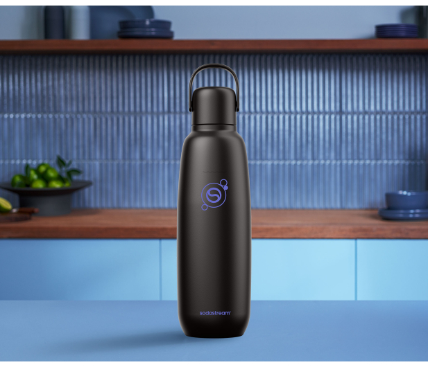 SodaStream Butelka termiczna Fizz&Go w kolorze czarnym 0,9l - 1533418 - zdjęcie 2